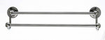 18" Double Towel Bar With Beaded Detail In Brushed Satin Nickel