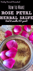 Rose Petals Soothing Salve (Perfect for Glowing Sweetly Scented Skin)