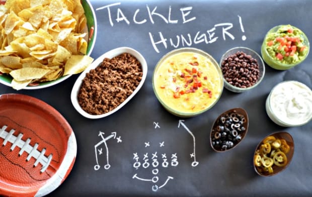 Super Bowl Party: Nacho Bar & Bacon Chile Queso Recipe