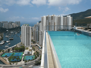 These swimming pools boast the best views of Hong Kong