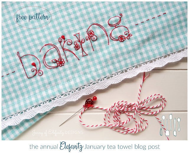 January tea towel post and book study...