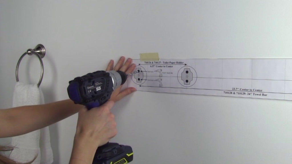 Bathroom Hardware Towel Bar Installation Video by South Main Hardware (4 years ago)