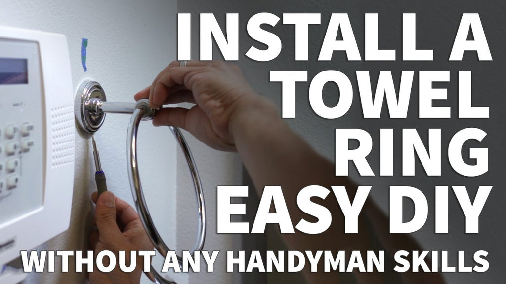 How to Install a Towel Ring – Strong Towel Ring Installation or Replacement in Bathroom Drywall DIY by TheRenderQ (3 years ago)