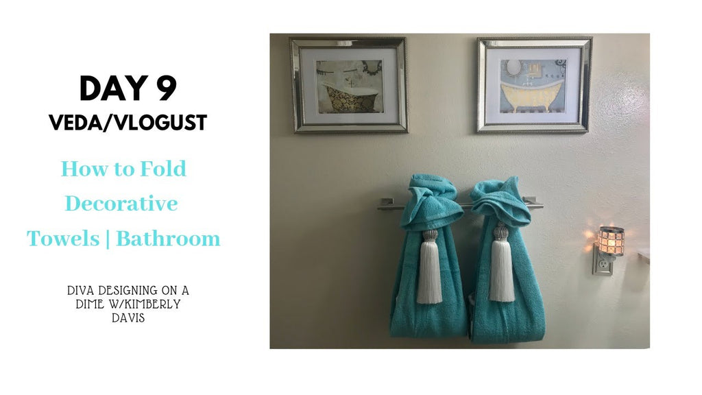 VEDA/VLOGUST DAY 9: How To Fold Decorative Towels | Bathroom (REQUESTED) by A Blessed Home with Kimberly Davis (1 year ago)