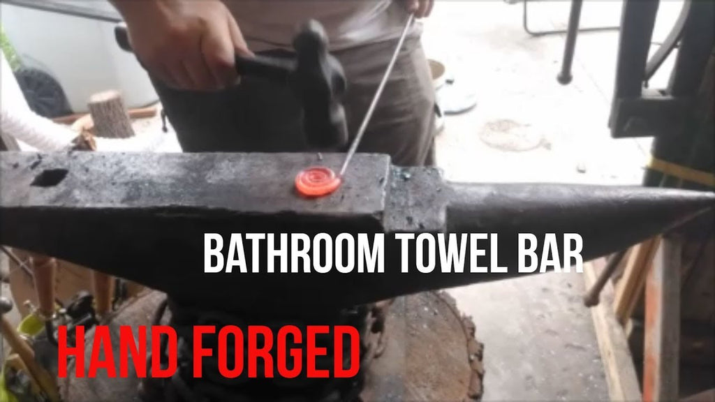 Hand Forged Towel Bar for Bathroom Remodel by Minnesota Dad (2 years ago)