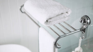 Our Stainless Steel Towel Rack provides a sophisticated storage space for towels