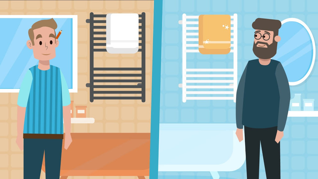 Get more out of your Bathrooms! Upgrade your boring towel bar to a heated towel rack! by Amba Products (3 years ago)