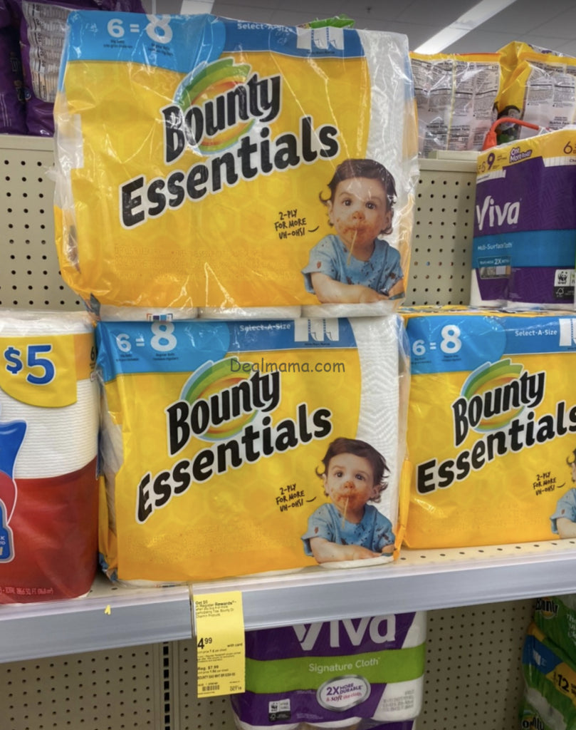Tide, Bounty & Charmin only 2.16 each at Walgreens!