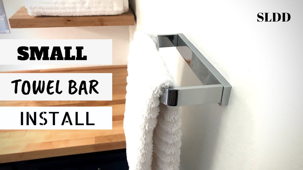 Towel Bar Install (modern & minimalist) Bathroom Remodel Renovation by Silver Lining Day Dreams (9 months ago)