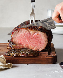 We celebrated Canadian Thanksgiving last night and this Herb Crusted Prime Rib was definitely the star of the show