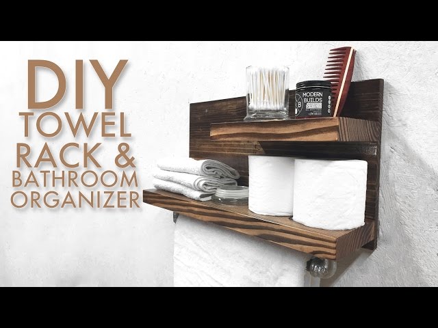 This simple bathroom organizer is a great limited tool, beginner project