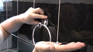 This video shows you how to fix accessories to tiles such as soap dish holders and toothbrush holders using sticky pads and silicone sealant