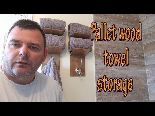 Jack of all trade master of none...in this video I build and install a towel shelve made from pallet wood, this is part of my to do list for my bathroom renovation.