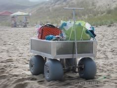 Ideal Beach Wagon With Big Wheels