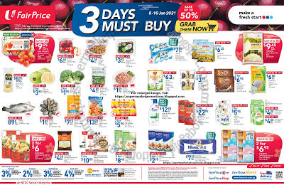 NTUC FairPrice 3 Days Must Buy Promotion 08 - 10 January 2021