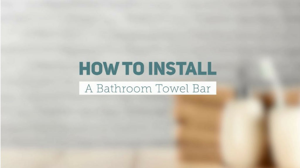 How to Install a Bathroom Towel Bar by GreyDock.com (4 years ago)