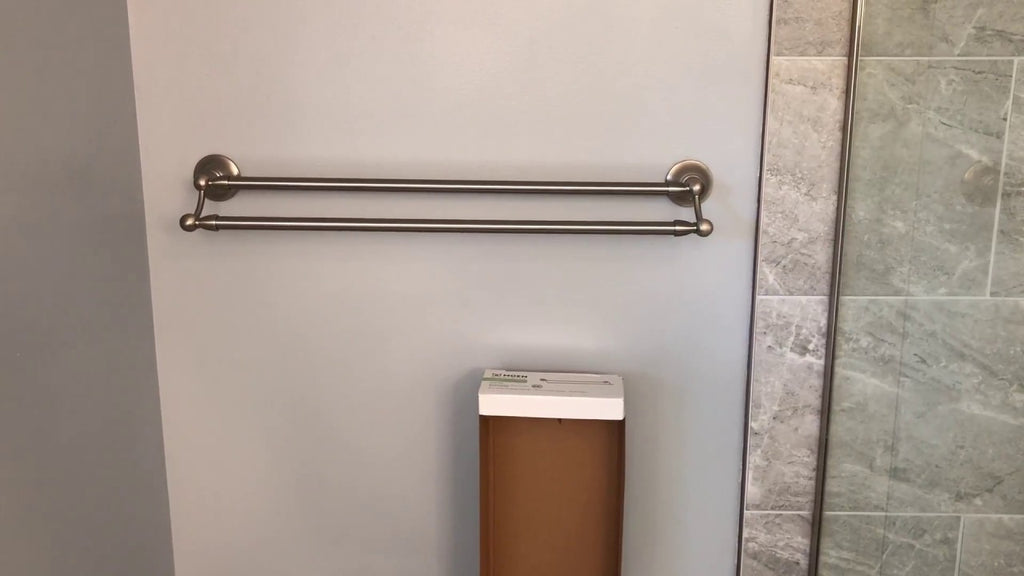 Moen Sage 24-Inch Bathroom Double Towel Bar and Toilet Paper Holder in Brushed Nickel Review