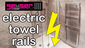 This is a consumer information video, exclusively about electric towel rails