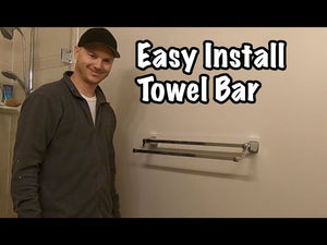 I show you how I install a towel bar on a house with drywall and wood studs