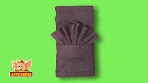 A special towel folding technique that adds style to the way you display your hand towel! Try your hands at it