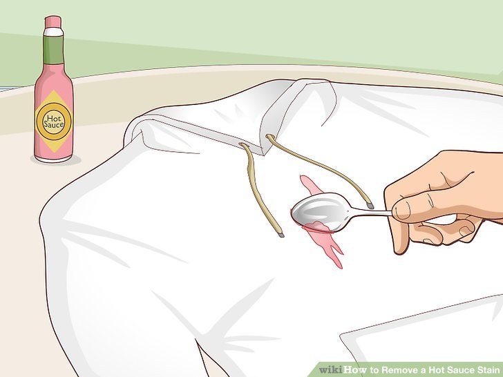How to Remove a Hot Sauce Stain