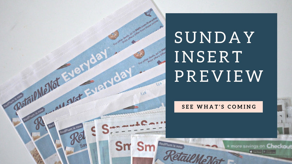 Sunday Coupon Insert Preview 06/30