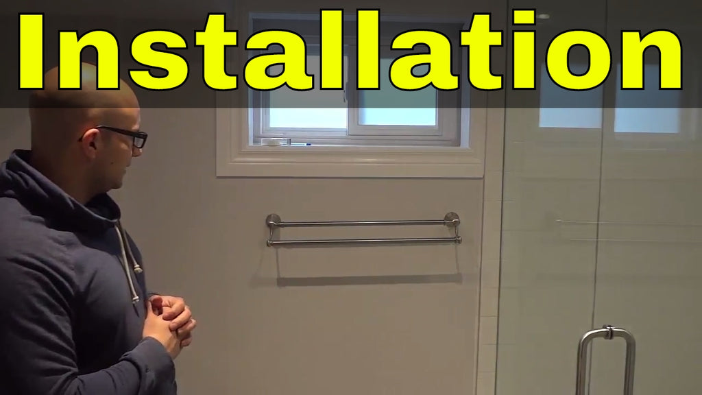 Moen Banbury Double Towel Bar-FULL Installation Video by Helpful DIY (3 years ago)