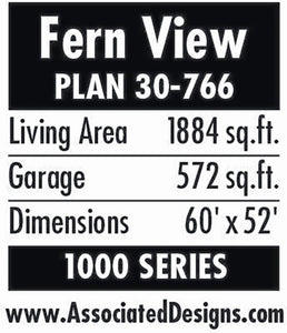 Fern View is a spacious & economical one-story home plan