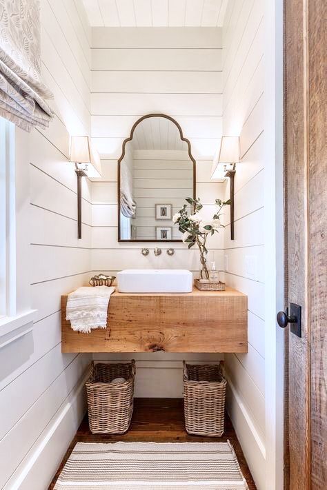 51 Cool Half Bathroom Ideas and Designs