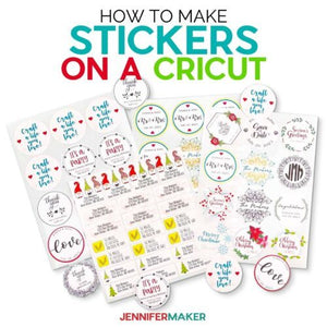 How to Make Stickers with Cricut + 4 Ways to Waterproof Them!