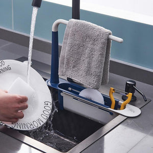 2in1 Kitchen Sink Folding Drain Rack