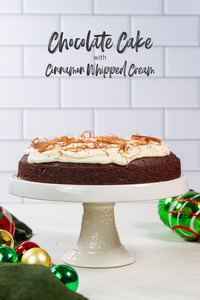 Chocolate Cake With Cinnamon Whipped Cream Recipe