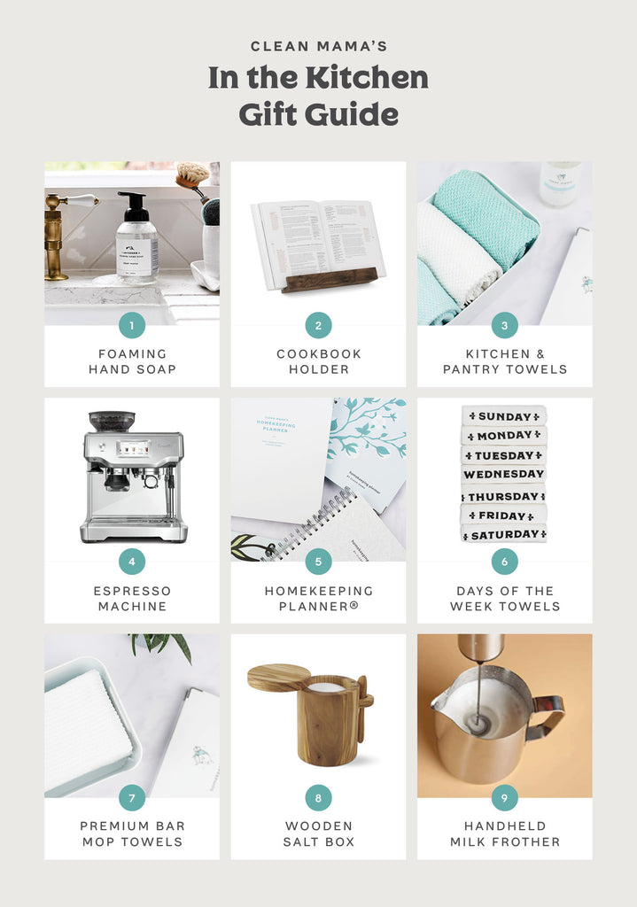 Clean Mama’s In the Kitchen Gift Guide