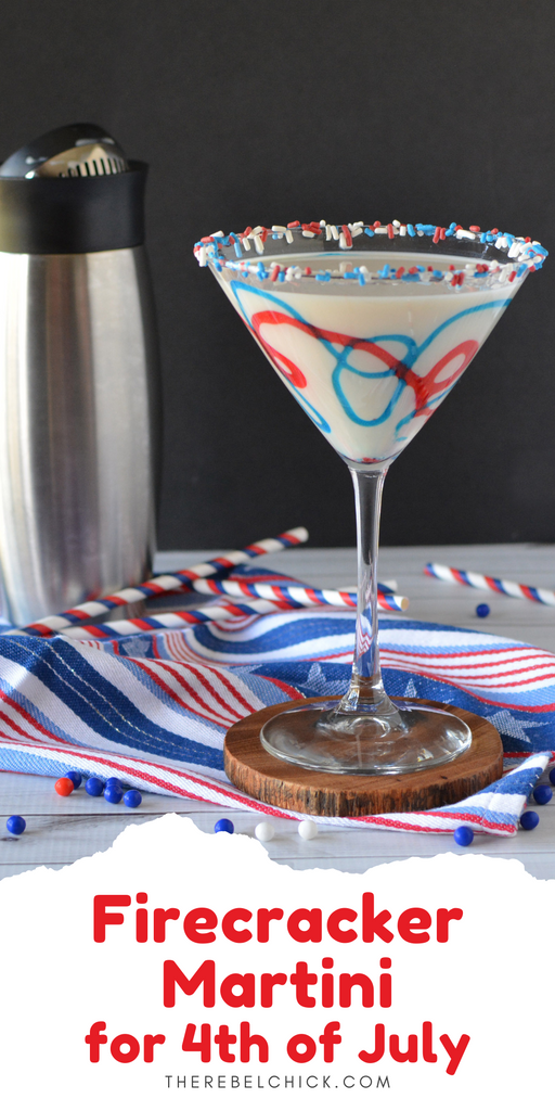 Firecracker Martini Recipe for 4th of July