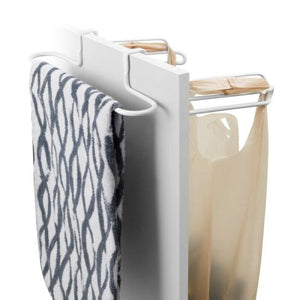 Duo Over the Cabinet Door Towel Bar & Trash Bag Holder only $9.99