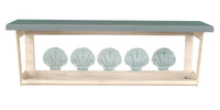 Sea Shell Nautical 24" Towel Bar Shelf