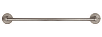 18 Inch Mission Style Solid Copper Towel Bar with Round Backplate