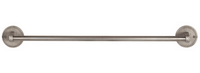 24 Inch Mission Style Solid Copper Towel Bar with Round Backplate