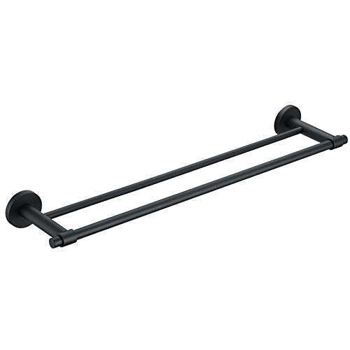 Ping Bu Qing Yun Towel Rack - Stainless Steel, Bathroom Paint Thickened Hardware Pendant Double Towel Rack, Suitable for Bathroom, Bathroom, Home - Three Colors Optional, 64 X 13. 7X 1cm Towel Rack