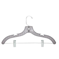 HoneyCanDo 120-pack Crystal Tinted Suit Hanger, Gray