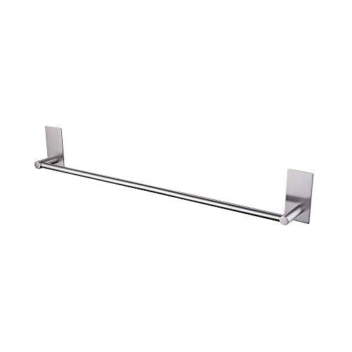 KES Bathroom Lavatory 3M Self Adhesive Single Towel Bar 24-Inch Brushed Stainless Steel, A7000S55-2