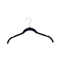 Black Velvet Non Slip Skirt Hanger (50 Pack)