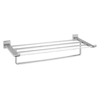 Ping Bu Qing Yun Towel Rack - Space Aluminum, Perforated, Anti-oxidation, Double Layer, No Rust, No Fading, Versatile Wall-mounted Bathroom, Thickened Towel Rack, Suitable For Bathroom, Home Towel rac