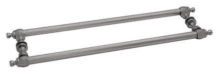 C.R. LAURENCE C0L18X18BN CRL Brushed Nickel Colonial Style 18" Back-to-Back Towel Bars
