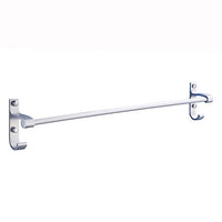 Ping Bu Qing Yun Towel Rack - Space Aluminum, Perforated, Double Pole, with Activity Hook, Wall-Mounted Bathroom Towel Rack, for Bathroom, Kitchen - 60x13x10.5cm Towel Rack