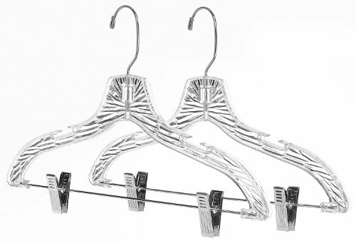 Whitmor Suit Hangers with Clips Set of 2