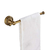 Rozin Antique Brass Towel Bar Rack Wall Mount Clothes Hanger