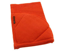 Rachael Ray Kitchen Towel and Oven Glove Moppine – A 2-in-1 Ultra Absorbent Kitchen Towel with Heat Resistant Pot-Holder Padded Pockets to Handle Hot Cookware and Bakeware ,Orange