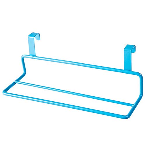 Ping Bu Qing Yun Towel Rack - Wrought Iron, Free Punching, Two Shots, Good Weight Bearing, Full Use of Space, Cabinet Door Back Towel Rack, Suitable for Bathroom, Kitchen, Dormitory - Two Colors Avai