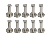 eForwish Stainless Steel Coat Hooks Wall Mounted - Backpack Hooks Hat Hooks Single Hooks Bath Towel Hook Heavy Duty Hangers (2",Pack of 10)